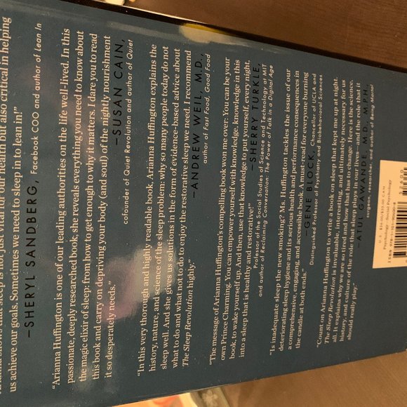 # NWT The Sleep Revolution by Ariana Huffington.  Offers welcome! - Picture 2 of 5